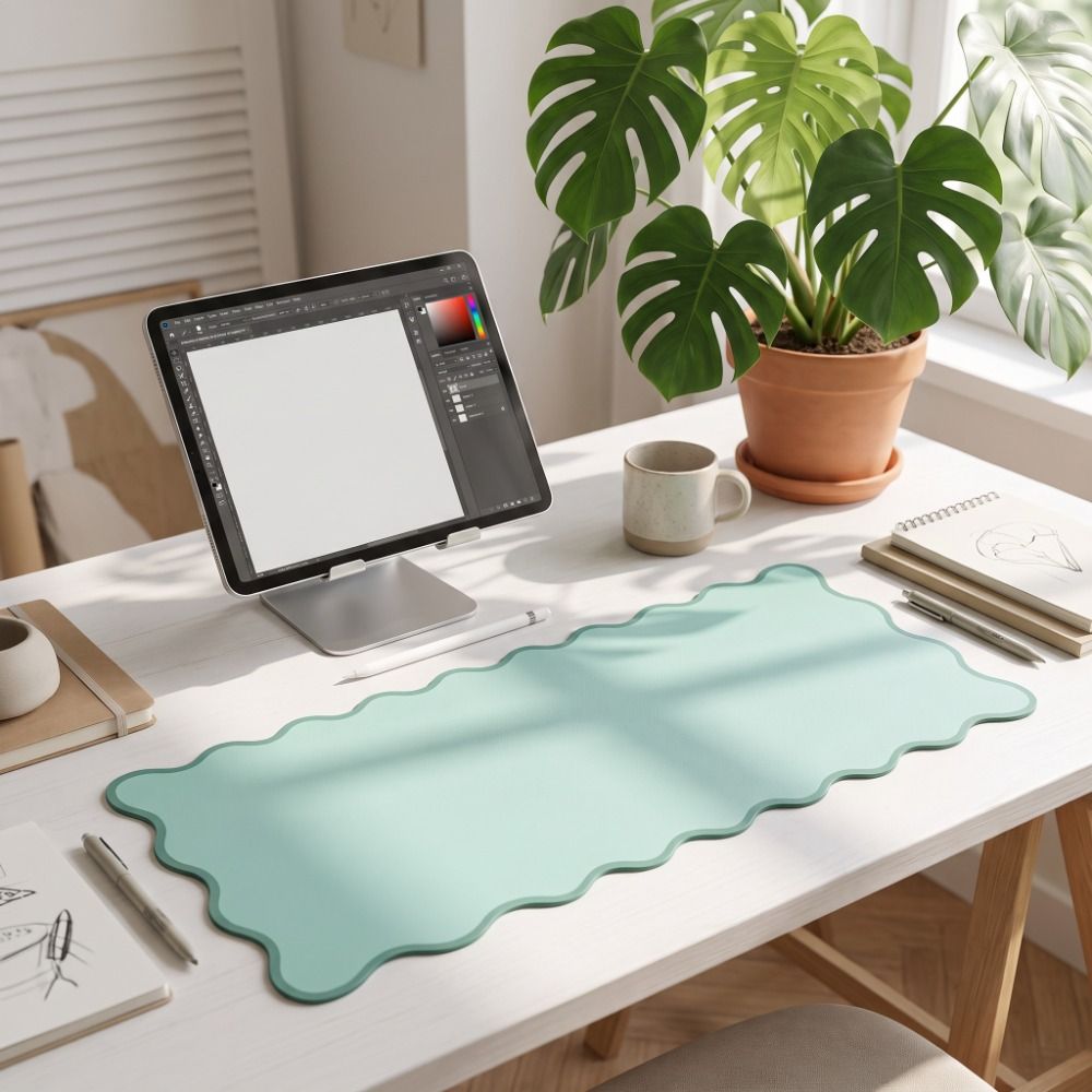 Alas Meja Kulit PU Manis Anti  - Leather Desk Pad ulasan dan harga